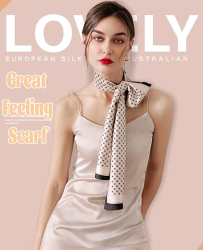 Head Scarf For Women 59" Hair Neck Fashion Long Scarves for Bag3