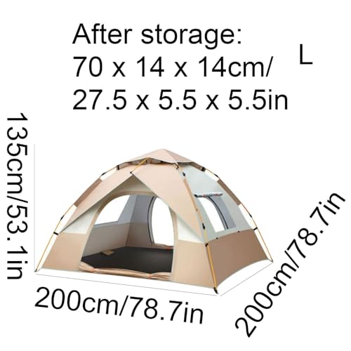 Carpa automática pop up para camping exterior miniatura 2