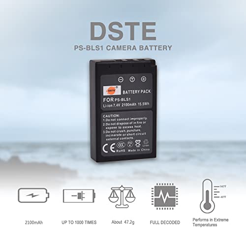 Batterie BLS-1 DSTE rechargeable et chargeur DC84U pour Olympus E-420 E-PL1 E-P1 - 6