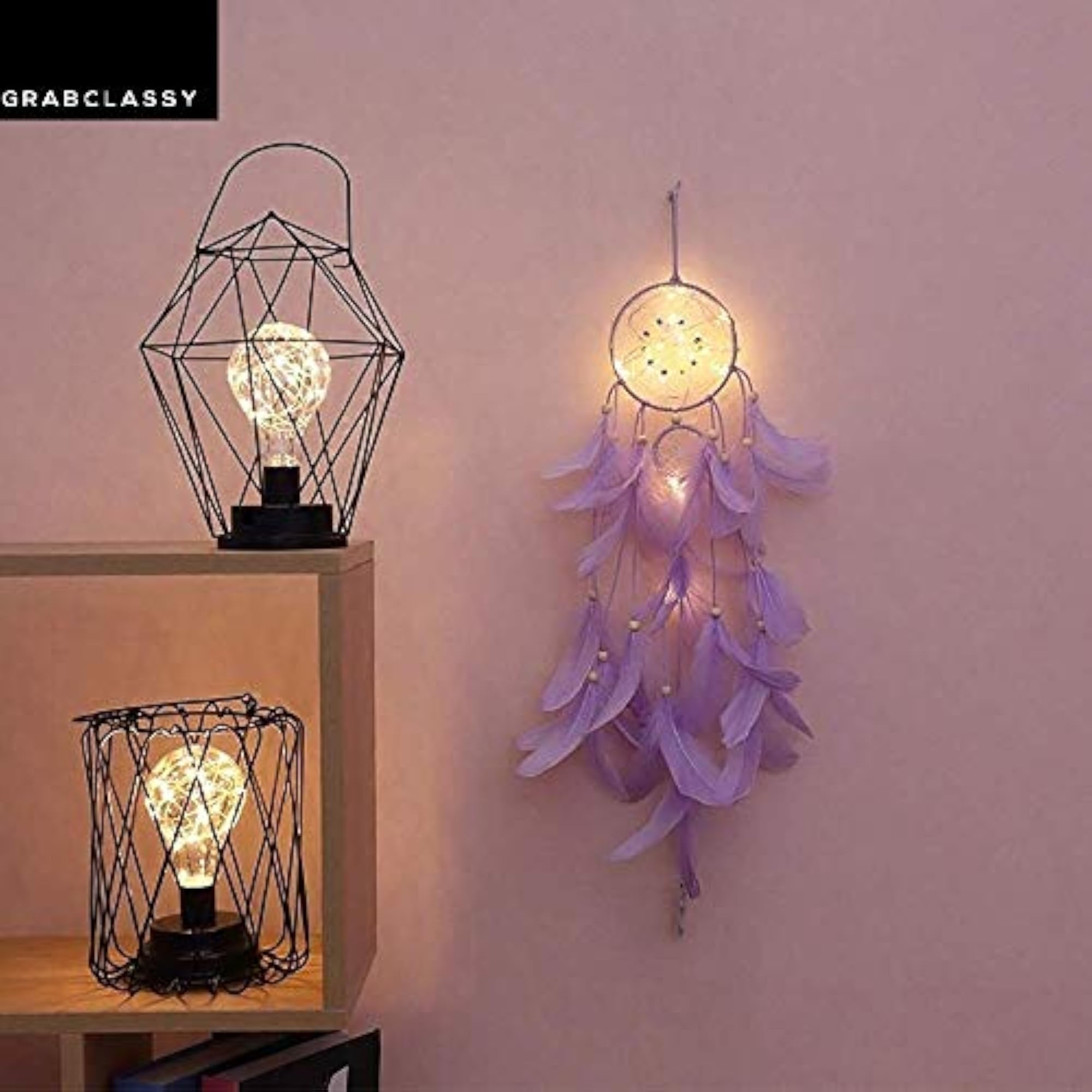 Cotton Dream Catcher, Purple