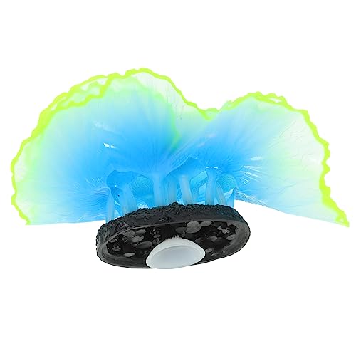 LIOOBO 水族館の 人工のサンゴの装飾 水族館の風景装飾 リ なサンゴ 魚 人工サンゴ礁 水槽の装飾 キット 水族館の掃除機 水槽の付属品 おもちゃ 水族館の装飾 水族館ライト シリカゲル