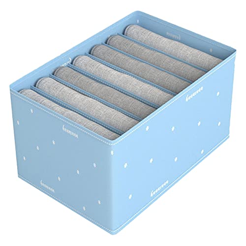 Caja de separación de malla para organizar cajones con camisetas y jeans