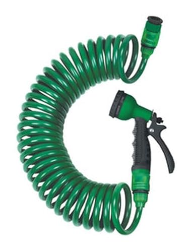Kit tuyau spirale 10 m + pistolet 7 fonctions.