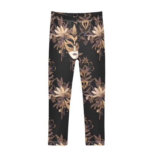 KLL Mardi Gra with French Lily Toddler Girls Cotton Pants Fashion Full Length Activewear Exercise