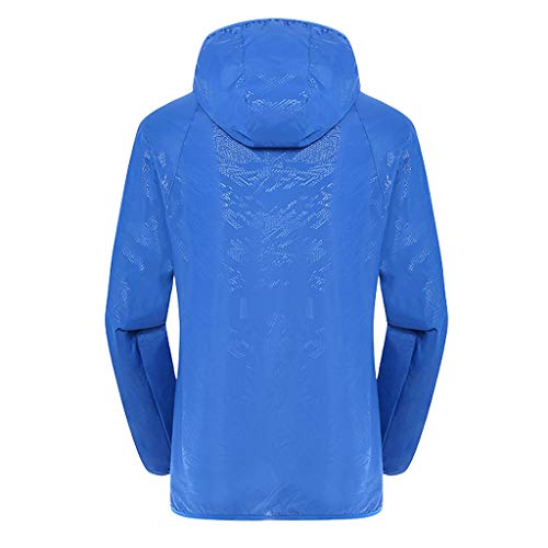 Packable Rain Jacket Hooded Men Women Lightweight Sun Jacket Cycling Windproof Rain Coats2