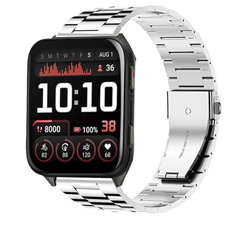 Bracelet de rechange Garmin Venu X1 acier inoxydable Blueshaweu