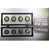 Donald Trump 1st Term 4 Year Coin Set, Collectors Edition, Gold Plated Replica Coins 2017, 18, 19, 20, Rectangle Display Case, Cert. of Auth. (1st Term Rect. Blk.)