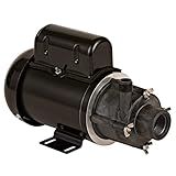 Little Giant TE-5-MD-HC 115/230 Volt, 1/8 HP, 1200 GPH Non-Submersible Highly Corrosive Chemical Magnetic Drive Pump with 6-Ft. Cord (Plug-less), Black, 584604