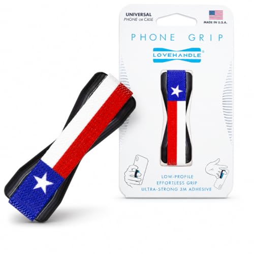 Image of LOVEHANDLE Original Universal Phone Grip - Texas Flag