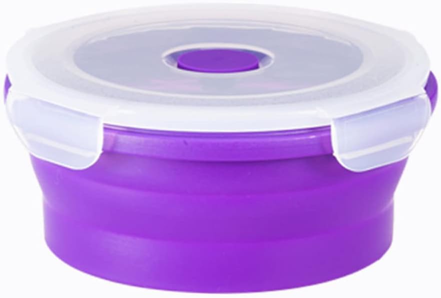 Silicone Food Container Set 4 Sizes Collapsible Lunch Boxes Box Folding Kitchen Storage Food Storage Containers Set