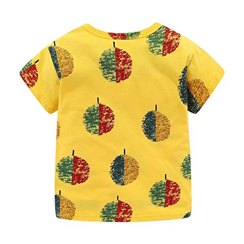 Image of Mud Kingdom Boys Girls T-Shirts Cotton Cute Cartoon Graphic Tees for Kids 2-8 Years