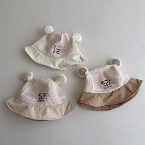 Bucket hat,Baby Fisherman Hat Cotton Nursery Headwrap for Nursery4