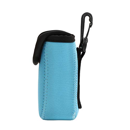 MegaGear Nikon Coolpix S7000, L32 Ultra Light Neoprene Camera Case, with Carabiner - Blue - MG776 - Image 3