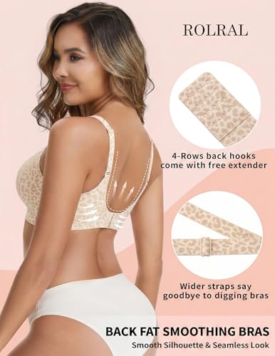 Image of Womens Deep V Wireless Bra No Underwire Seamless Comfort Support Tshirt Push Up Bralette for Everyday /Sleep