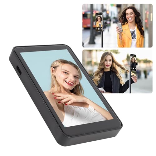 Écran à selfie pour téléphone portable avec télécommande vlogging en direct noir - 2