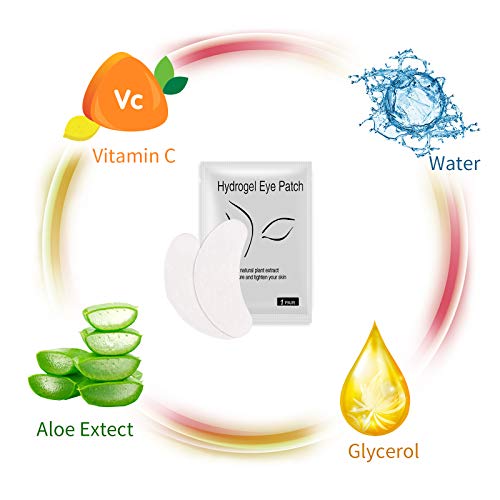 Aikvigss 50 paar Oogpads voor Wimperverlenging, Wimperverlengingskit voor Pro Salon en Individuele Wimperverlenging - Afbeelding 3