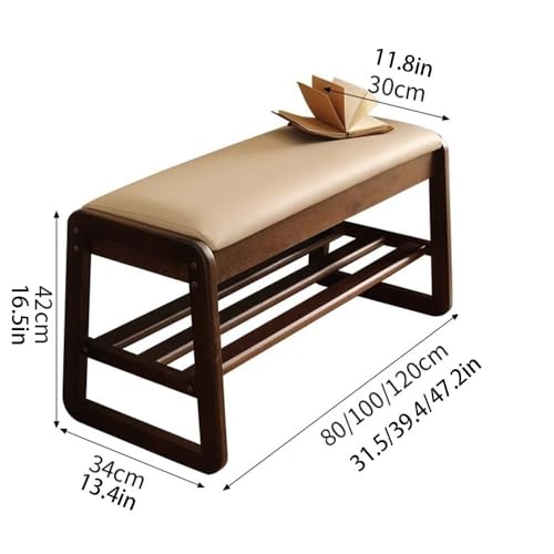 Banc à chaussures en bois idéal pour une décoration d'entrée chaleureuse - 3