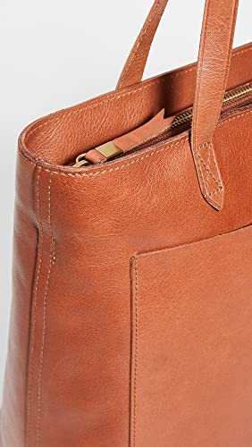Madewell Women's The Zip-Top Medium Transport Tote, English Saddle, Tan, Brown, One Size #TOP4
