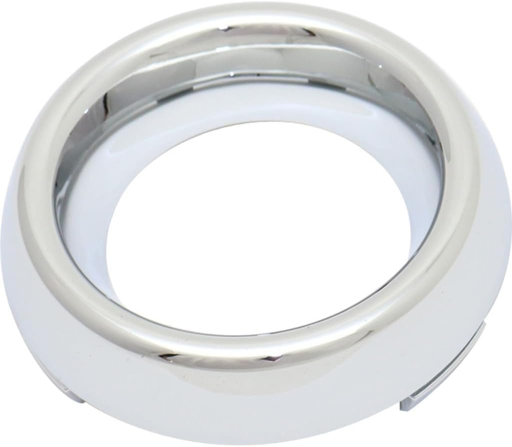 DAT AUTO PARTS Front Left Driver or Right Passenger Single Fog Light Trim Ring Round Bezel Replacement For 2014-2020 Dodge Durango Except 2018-2020 SRT/RT Chrome Smooth Plastic CH1038161 5113680AA