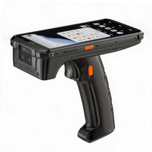 Image of FARSET R20H Android 14 Barcode Scanner with Zebra Licensed SE6100 Engine, 10000mAh, Handheld PDA Mobile Computer with Pistol Grip, 4G LTE, 4GB+64GB, 5.45 inch, IP67, GPS for Warehouse & Logistics