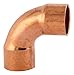 Produktbild Sanitop-Wingenroth Kupfer-Bogen Nummer 5002A, 90 Grad, 18 mm, 1 Stück, 11618 3