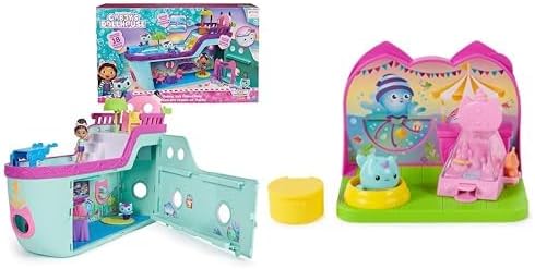 Maison De Poupée Portable Gabby's Cat House – Set Avec Figurine Gabby, Meubles Et Accessoires – Spin Master, Dès 3 Ans