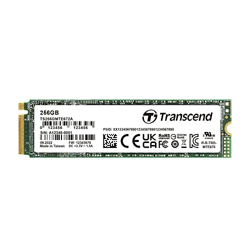 トランセンドジャパン 業務用/産業用 256GB M.2-2280 PCIe Gen3x4 NVMe/TCG Opal 2.0対応自己暗号化ドライブ(SED)/M Key BiCS5 3D TLC NAND 高耐久(TBW:240TB) 3年保証 TS25