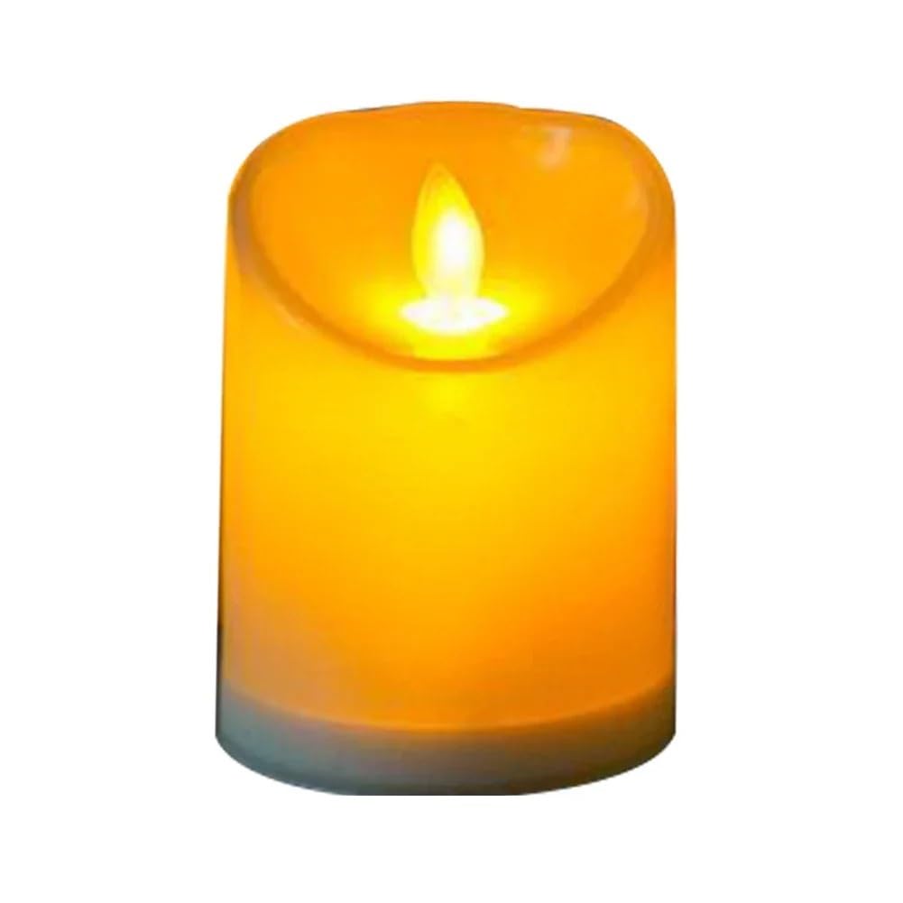 TANGSIYANG Led Candles Flameless Flickering LED Candle Light Candles Lamp Flame Lights for Home Christmas Decor(7.5x10cm)
