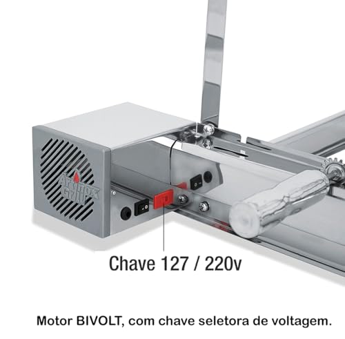 Churrasqueira Gira Grill 100% Inox - Artinox Grill - 5 Espetos Giratórios - Motor Bivolt - Imagem 6