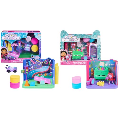 Gabby's Dollhouse Salle de Jeu et Musique Playset Deluxe avec Figurines