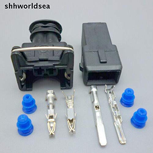 30sets EV1 Fuel Injector Plug Nozzle Cars Waterproof 2 Pin Way Electrical Wire Connector Plug auto Connectors