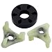 Ultra Durable 285753A Motor Coupling Kit Replacement by Blue Stars - Exact Fit for Whirlpool & Kenmore Washer - Enhanced Durability with Metal Reinforced Core
