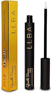 LLBA Growth Serum For Lash Extension | Enhancing Serum for Natural Lashes, Lash Extensions & Eyebrows | Eyelash Serum To Grow Lashes Fuller & Longer Looking Eyelashes 5ml (Packaging May Vary)