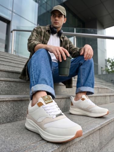Image of OFF LIMITS Stussy (Memory Tech) Casual Sneakers for Men with Memory Foam Insock, Synthetic Upper and Phylon /TPR Sole, Stylish Lace-Up Shoes Outings