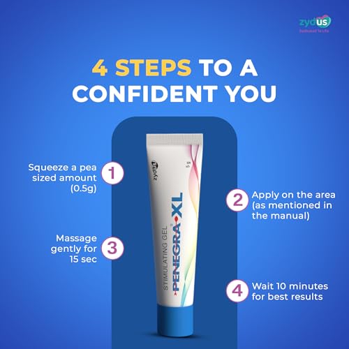 Image of XL Stimulating Gel for Men, Starts Working Within 10 Minutes, Clinically Proven Topical Gel, Safe & Easy to Use - 5g (Pack of 1)
