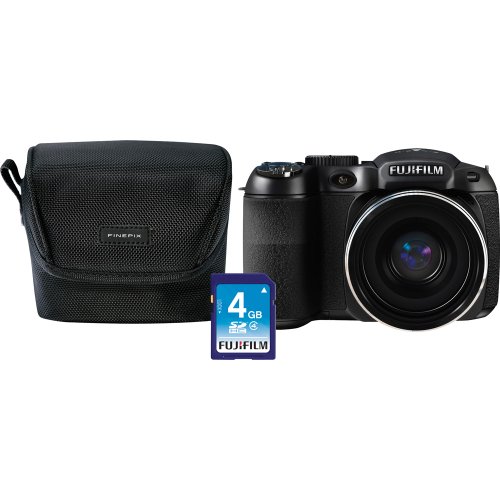 Fujifilm Câmera digital de 14 MP 600011859 com tela LCD de 3 polegadas (preto)