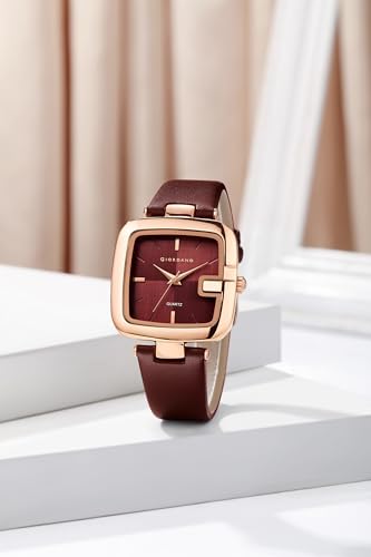 Image of Giordano Monogram Watch for Women Dial with Metal & Leather Strap Fashionable Design, Water Resistant Quartz Analog - Perfect for Casual & Office Wear