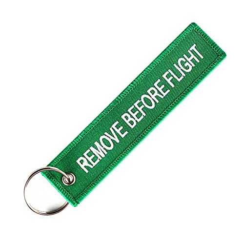REMOVE BEFORE FLIGHT �L�[�`�F�[�� �J���[ �O���[�� �h�J �^�O ��s�@ �q�� ���S SAFE �O�b�Y