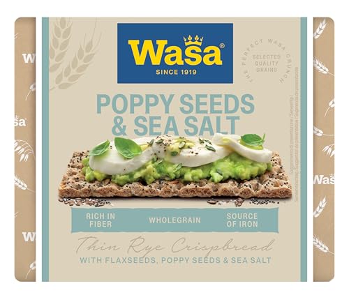 Wasa Pan Crujiente Poppy seeds, 245 gr