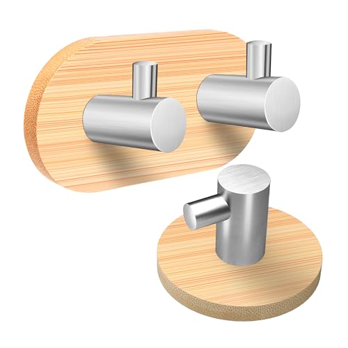 Jesustree Ganchos Adhesivos 304 Acero Inoxidable