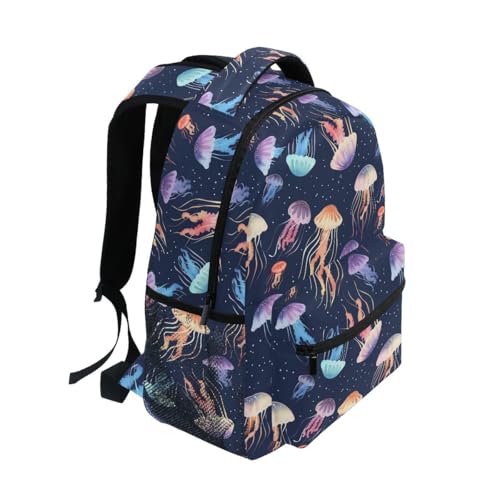 Sac à dos d'école grande capacité durable multicolore étudiant Ocean Creative taille S - 2