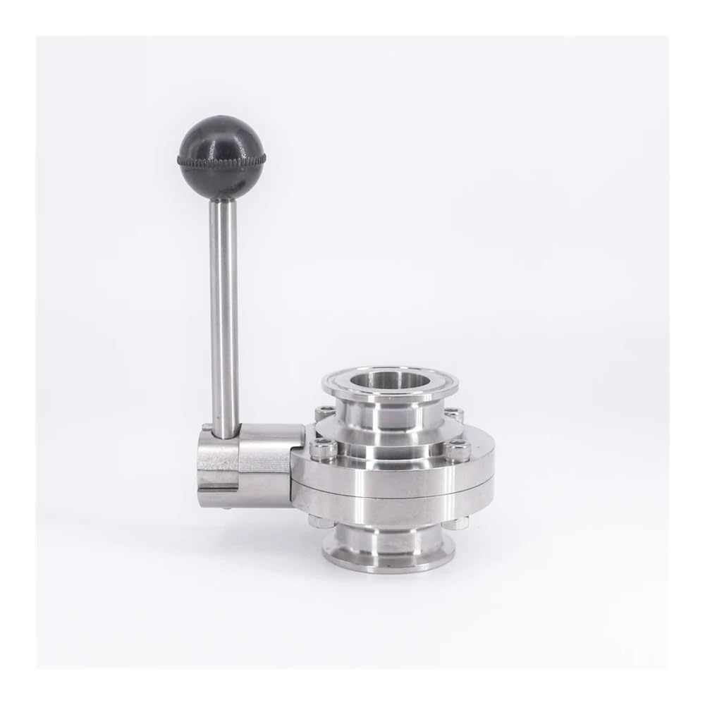 Fit 32mm 1-1/4" Pipe OD x 1.5" Tri Clamp Flow Control SUS 304 Stainless