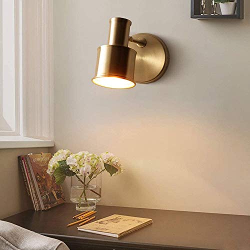 Applique murale nordique orientable en cuivre durable