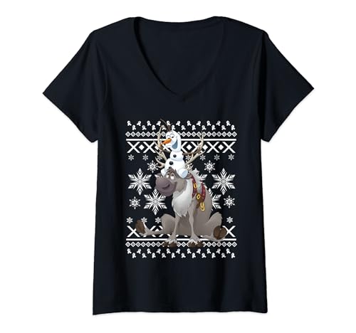 T-shirt Frozen Disney Olaf pour femme idéal pour sortie week-end