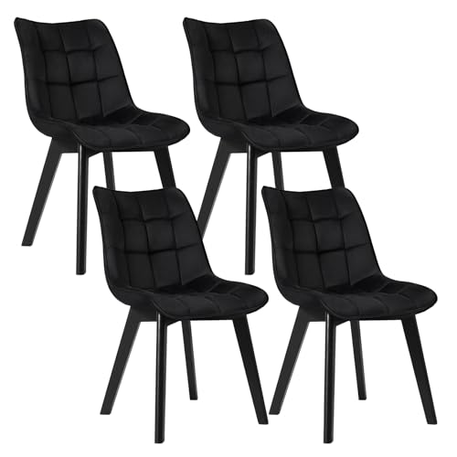 EUGAD 4 x Sillas de Comedor Diseño Vintage