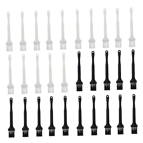 TOVINANNA Beard Brush 30pcs Men Double Sided Beard Brush Set Cutting Brush for Salon Barber and Home Use