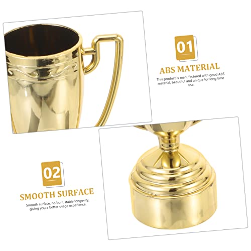 BESTOYARD 6 Unidades pequeno troféu copos de troféu de prêmio de ouro prêmios infantis trofeu futebo
