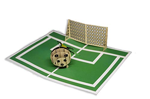 Carte de vœux Origami Color I Love Football Cover