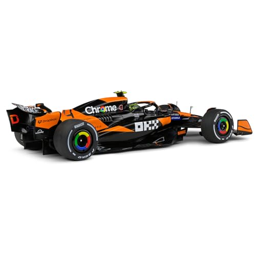 Bburago 1/43 McLaren F1 MCL38 Miami Grand Prix #4 Lando Norris miniatura 4