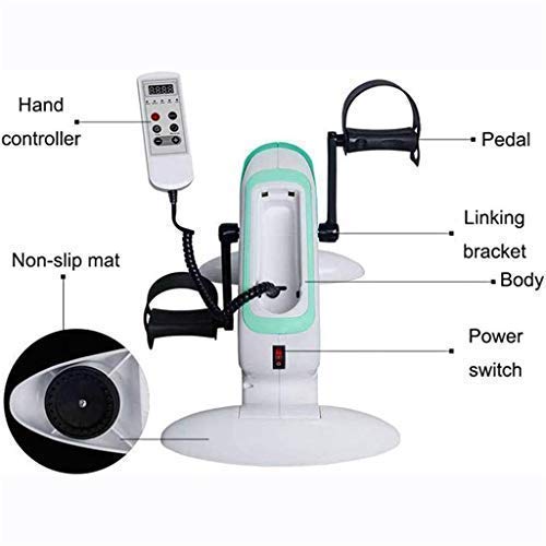 Image of Electric Pedal Exerciser for Elderly, Portable Fitness Bike for Arm /Leg Exercise Bike Mini Cycling Trainer Rehabilitation Maine